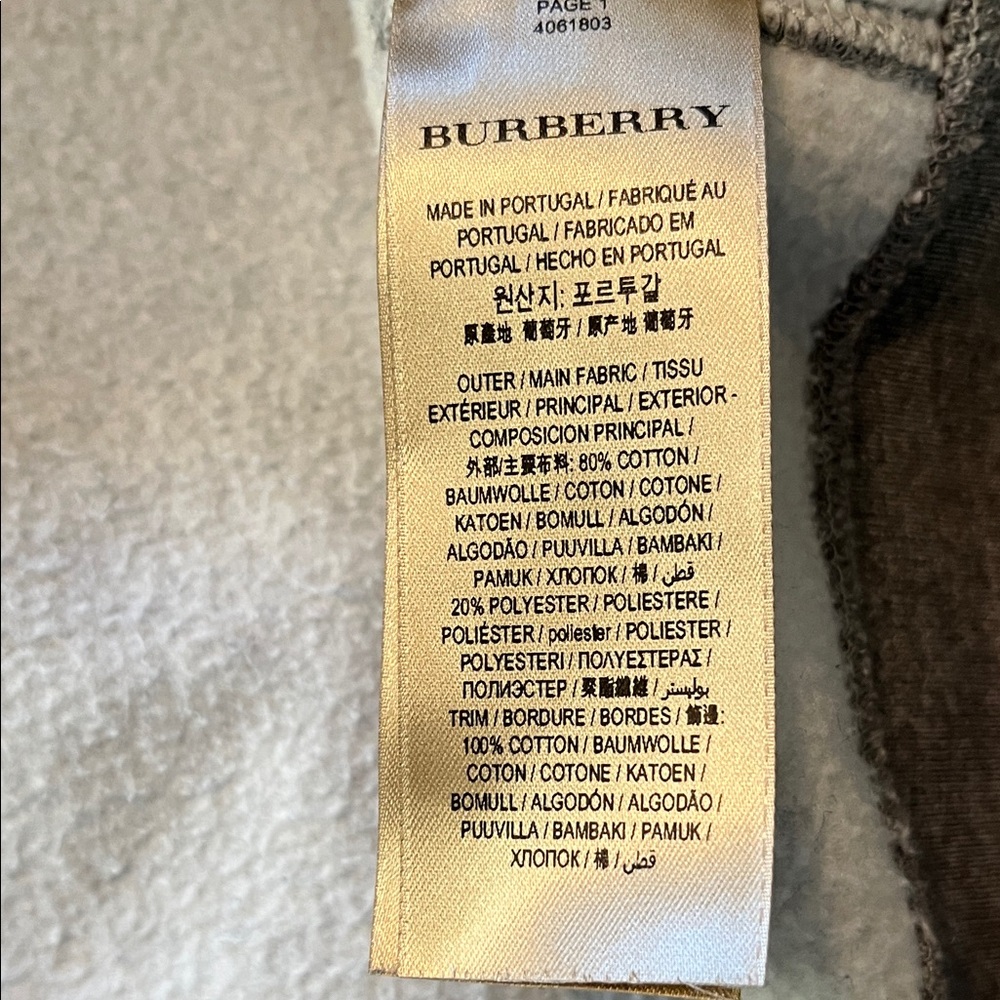 Burberry Sweatshirt (Size: M) - Picture 6 of 9